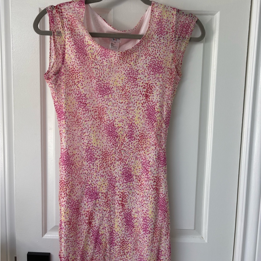 Vintage Talbots Silk Long Summer Dress